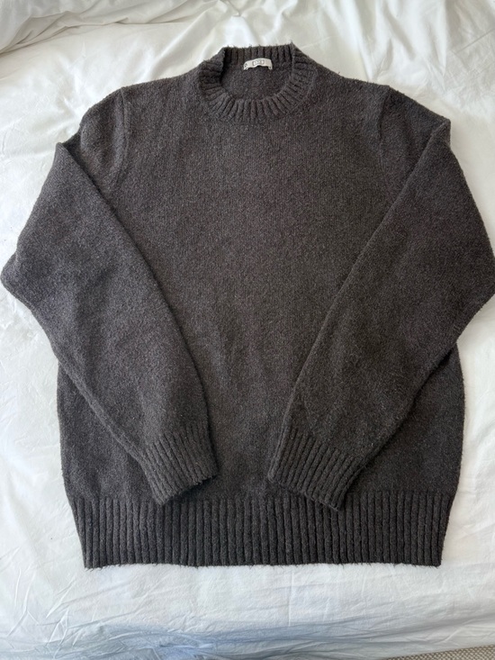 AYR Other - AYR The Softie Sweater Men’s M Chocolate Brown Organic Cotton PROTO SAMPLE 2025